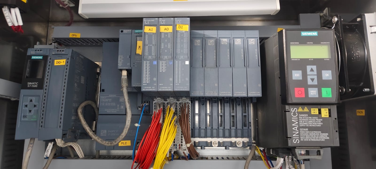 Industrial control panel commissioned by Vashi Automation Solutions